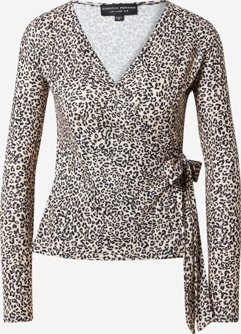 Dorothy Perkins Shirt in Beige: voorkant