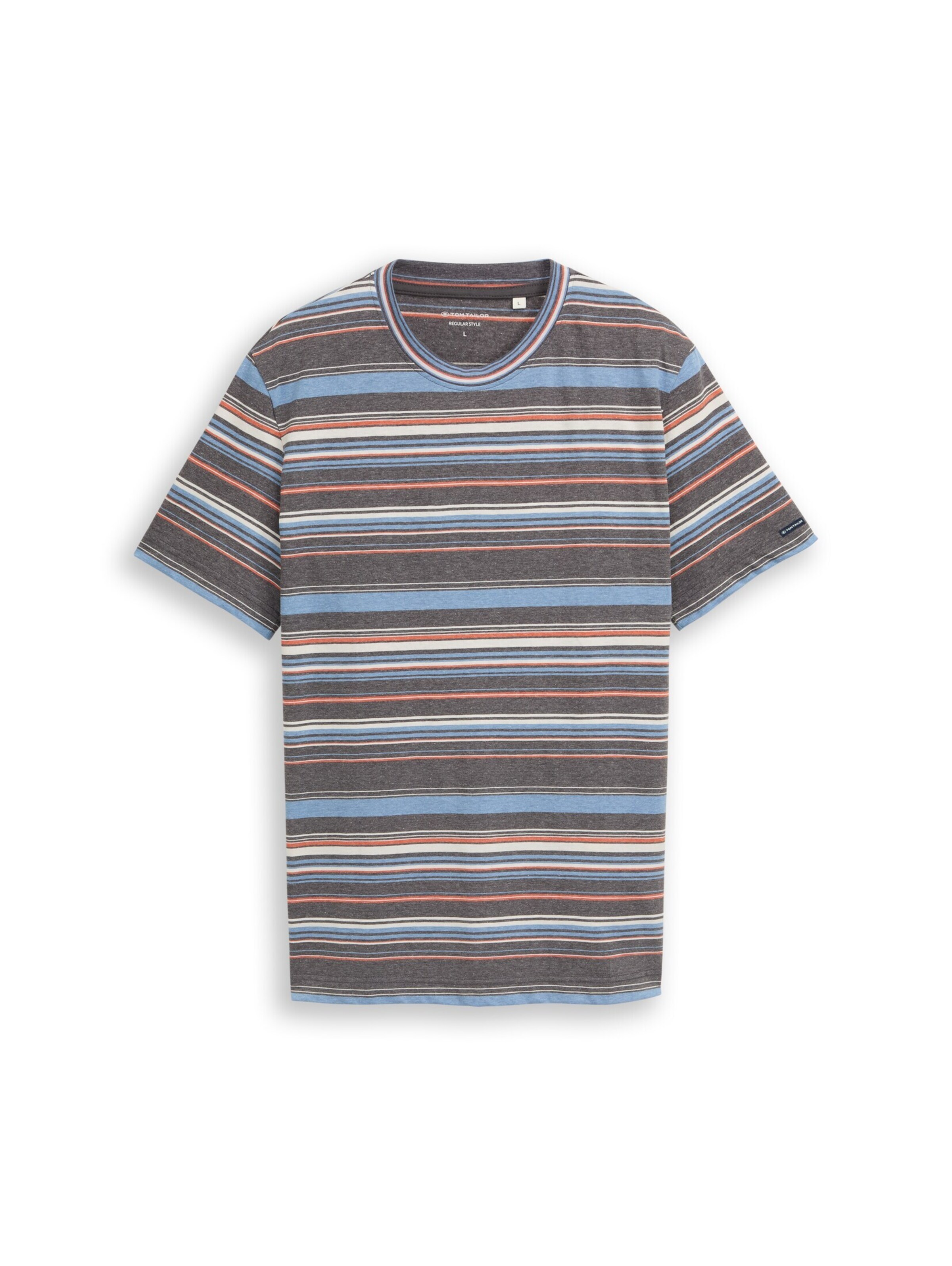 TOM TAILOR T-Shirt in Grau: Vorderseite