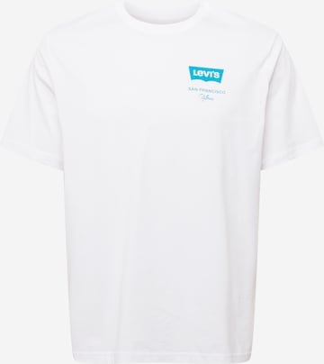 T-Shirt 'Relaxed Fit Tee' LEVI'S ® en blanc : devant