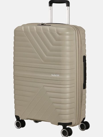 Trolley 'FLYTWIST SPINNER 67/24 TSA EXP' di American Tourister in beige