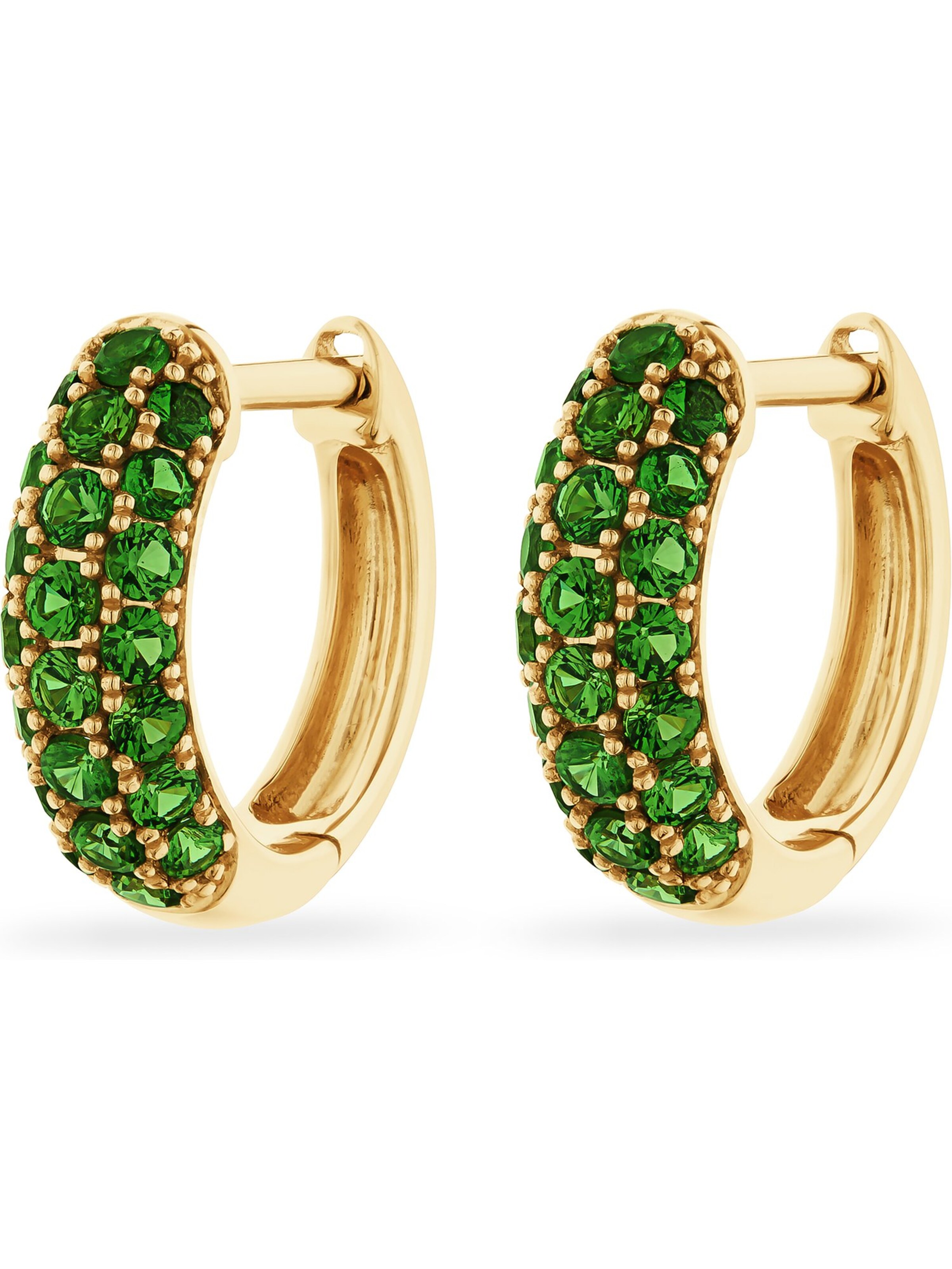 GUIA Ohrringe in Grün: Vorderseite