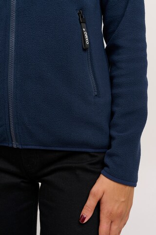 Oxmo Fleece Jacket 'FINJA' in Blue