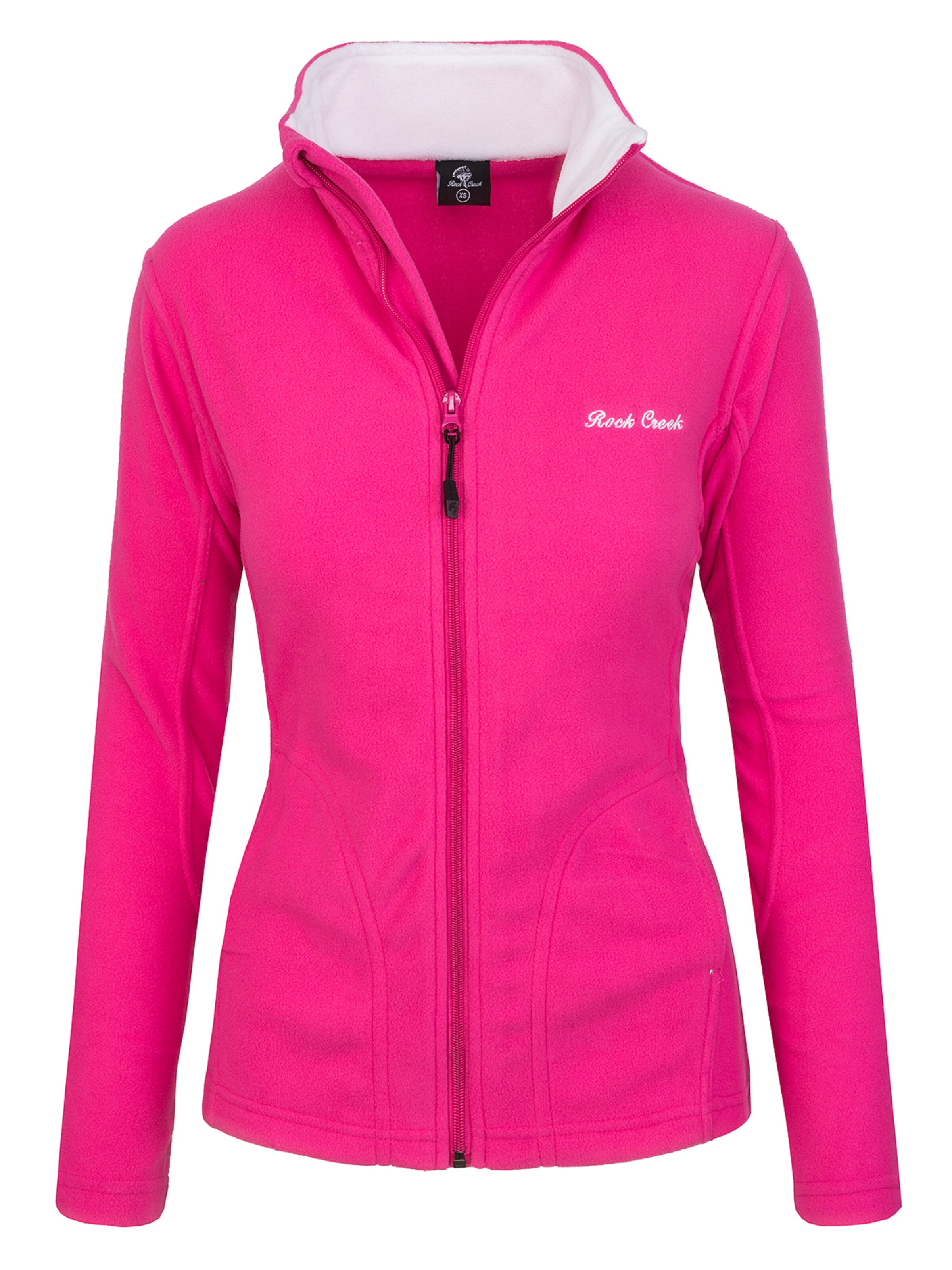 Rock Creek Fleecejacke in Pink: Vorderseite