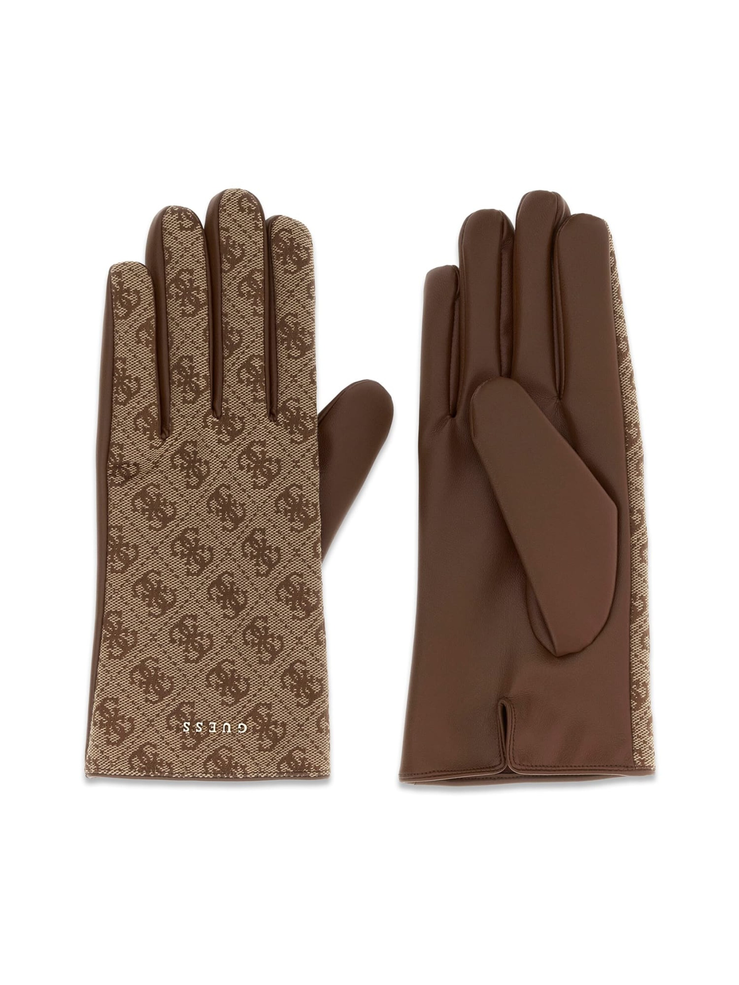 GUESS Fingerhandschuhe in Beige: Vorderseite