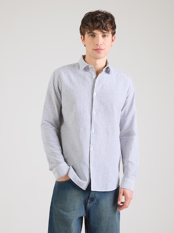 JJ Rebel Regular Fit Skjorte 'JREBMOSS' i blå: forside