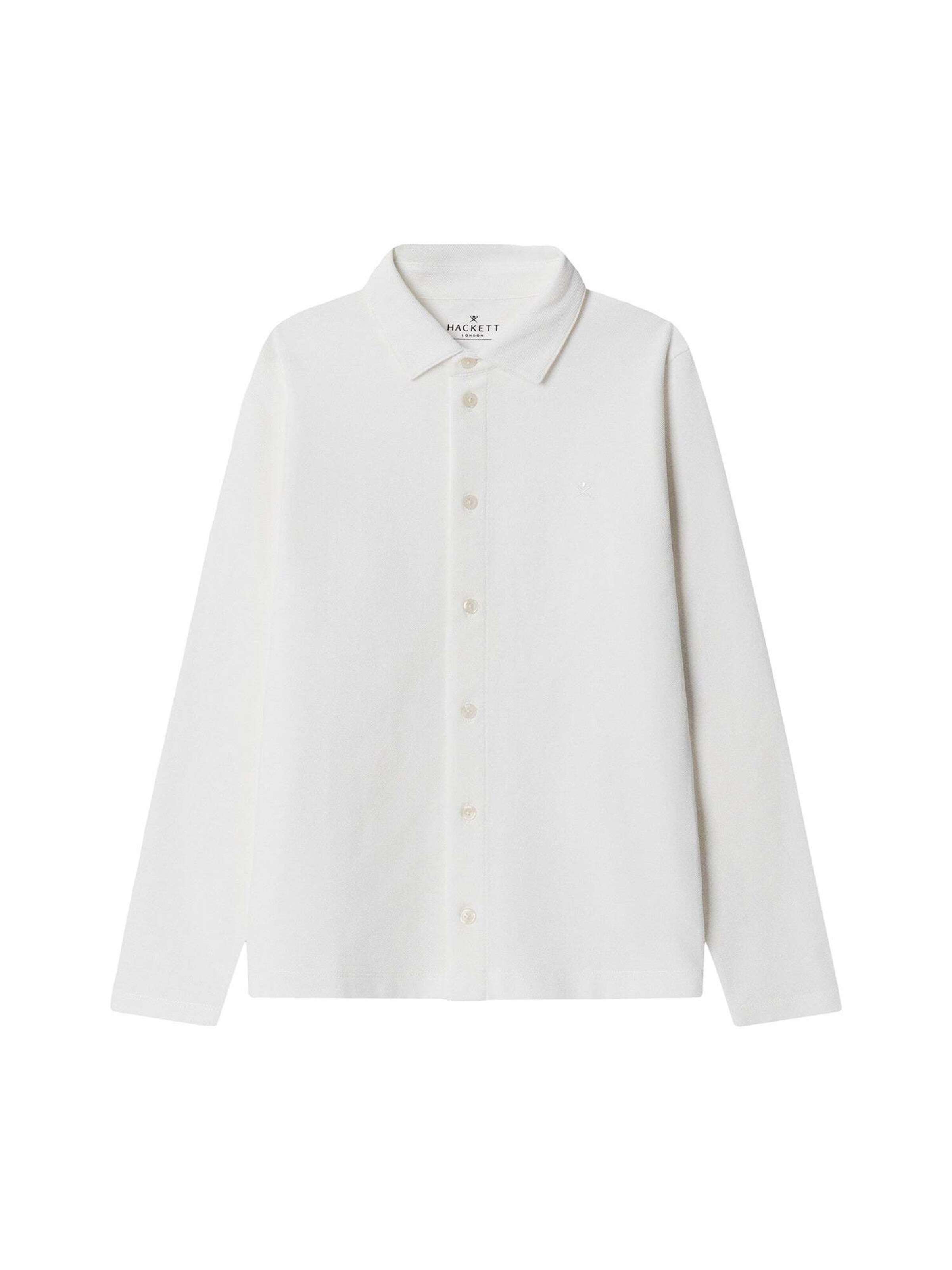 Hackett London Regular fit Overhemd in Wit: voorkant