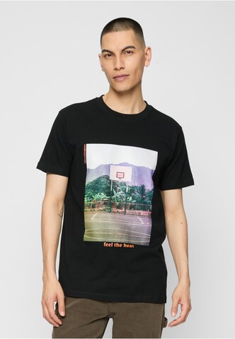 MT Men Shirt 'Feel the Heat' in Black: front