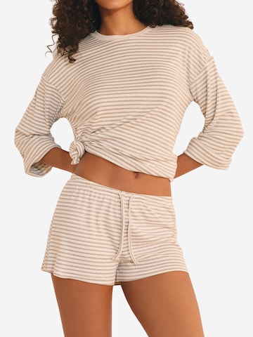 ETAM Korte pyjama 'Beno' in Grijs