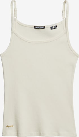 Superdry Top 'Essentials' in White: front