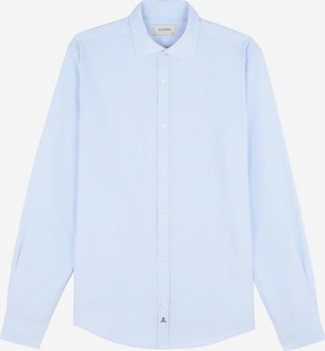 Scalpers Button Up Shirt 'Fancy ' in Blue: front