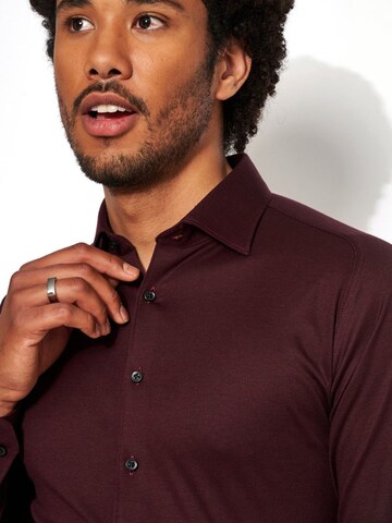 DESOTO Slim fit Button Up Shirt 'Kent' in Red