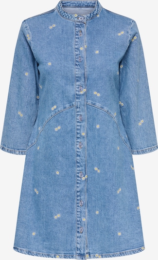 ONLY Kleid 'ONLNEW CHICAGO' in 32 in blue denim / gelb / weiß, Produktansicht