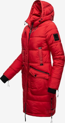 MARIKOO Winter coat 'Chaskaa' in Red