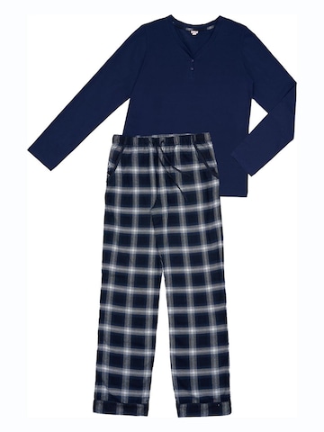 La V Pyjama in Blauw