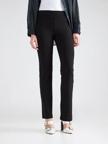 ONLY Boot cut Pants 'CLEVER' in Black: front