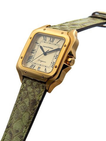 Laurent Philippe Analog watch 'Conqueror The Golden Eye – Toxic Lizard' in Gold