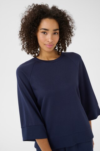 Kaffe Sweatshirt 'BPida' in Blue: front