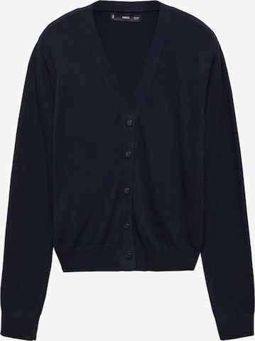 Cardigan 'TWINNY' MANGO en bleu : devant