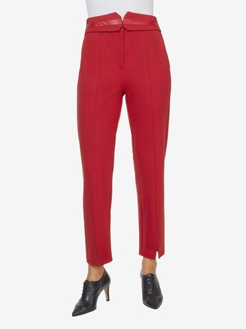 Ashley Brooke by heine Regular Broek in Rood: voorkant