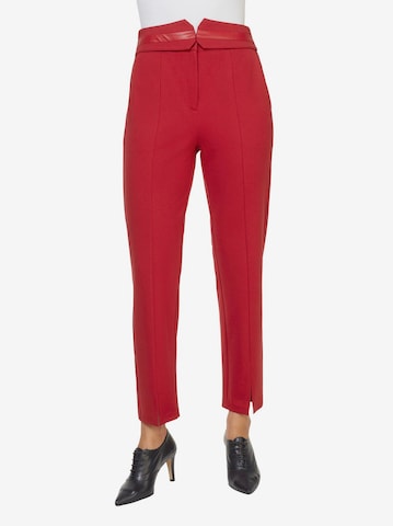 Ashley Brooke by heine Normalny krój Spodnie w kolorze czerwony: przód