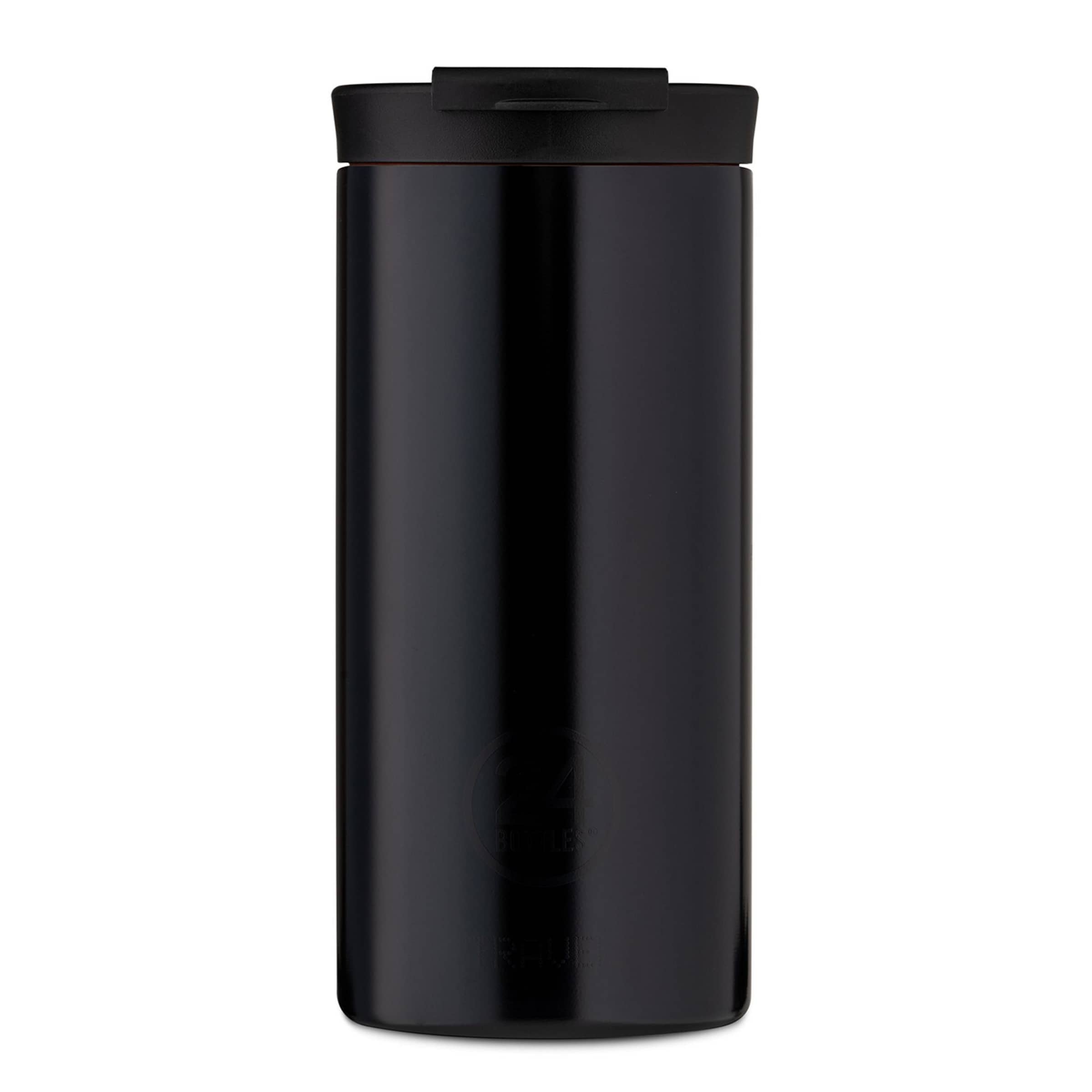 24Bottles Drinking bottle in Black: front