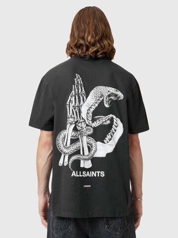 AllSaints Μπλουζάκι σε μαύρο: μπροστά