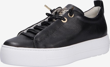 Baskets basses Paul Green en noir : devant
