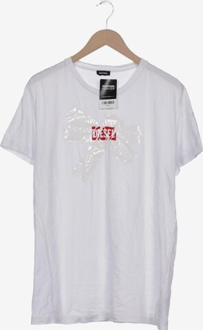 DIESEL Shirt in XL in White: front