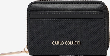 Porte-monnaies 'Dezini' Carlo Colucci en noir : devant