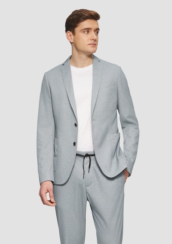 s.Oliver BLACK LABEL Slim fit Suit Jacket in Grey: front