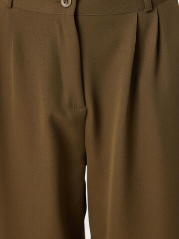 Wide Leg Pantalon à pince Happiness İstanbul en vert