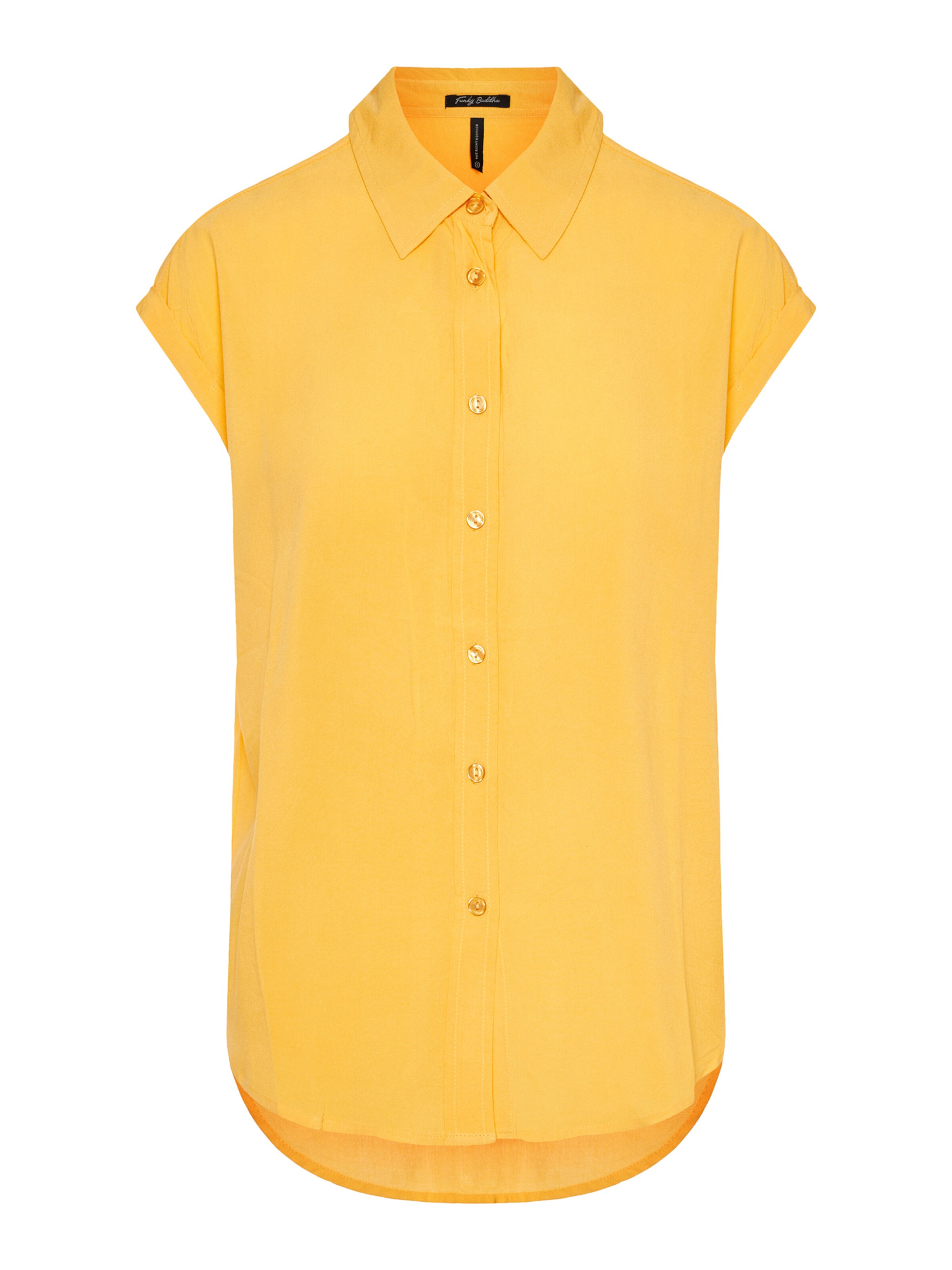 Funky Buddha Blúzka - Žltá: predná strana