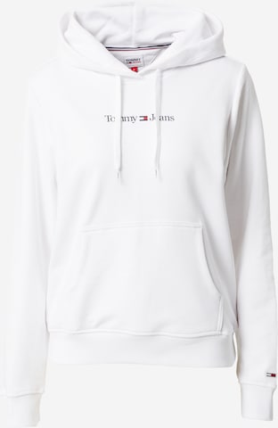 Tommy Jeans Sweatshirt in Weiß: predná strana