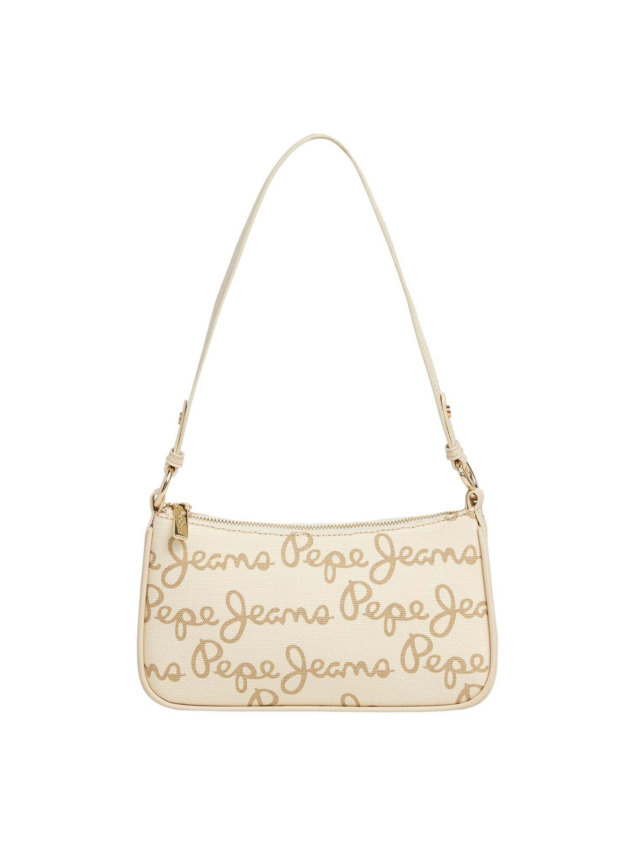 Pepe Jeans Schultertasche 'GESINE' in Beige: Vorderseite