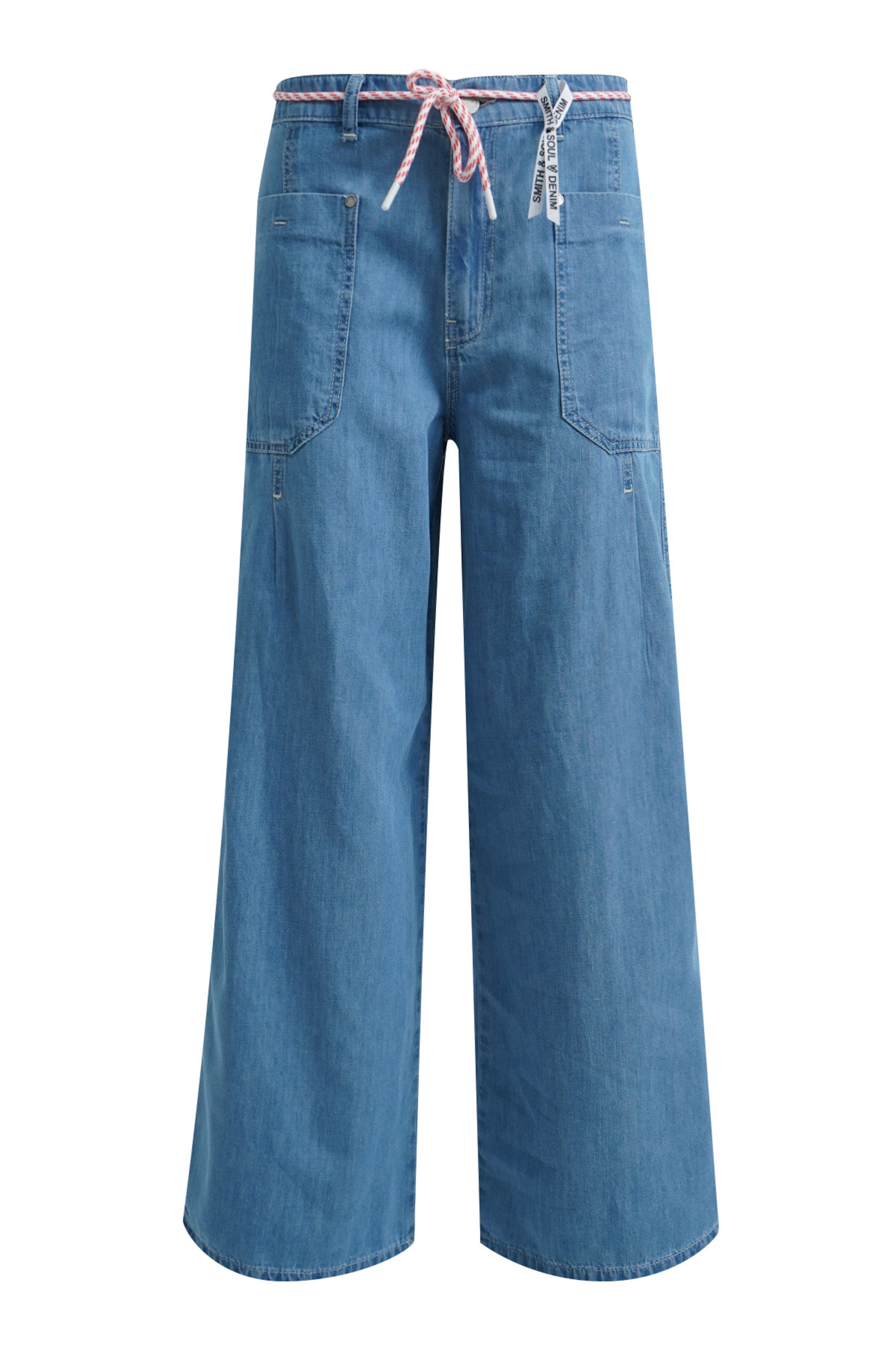 Smith&Soul Wide leg Jeans in Blue: front