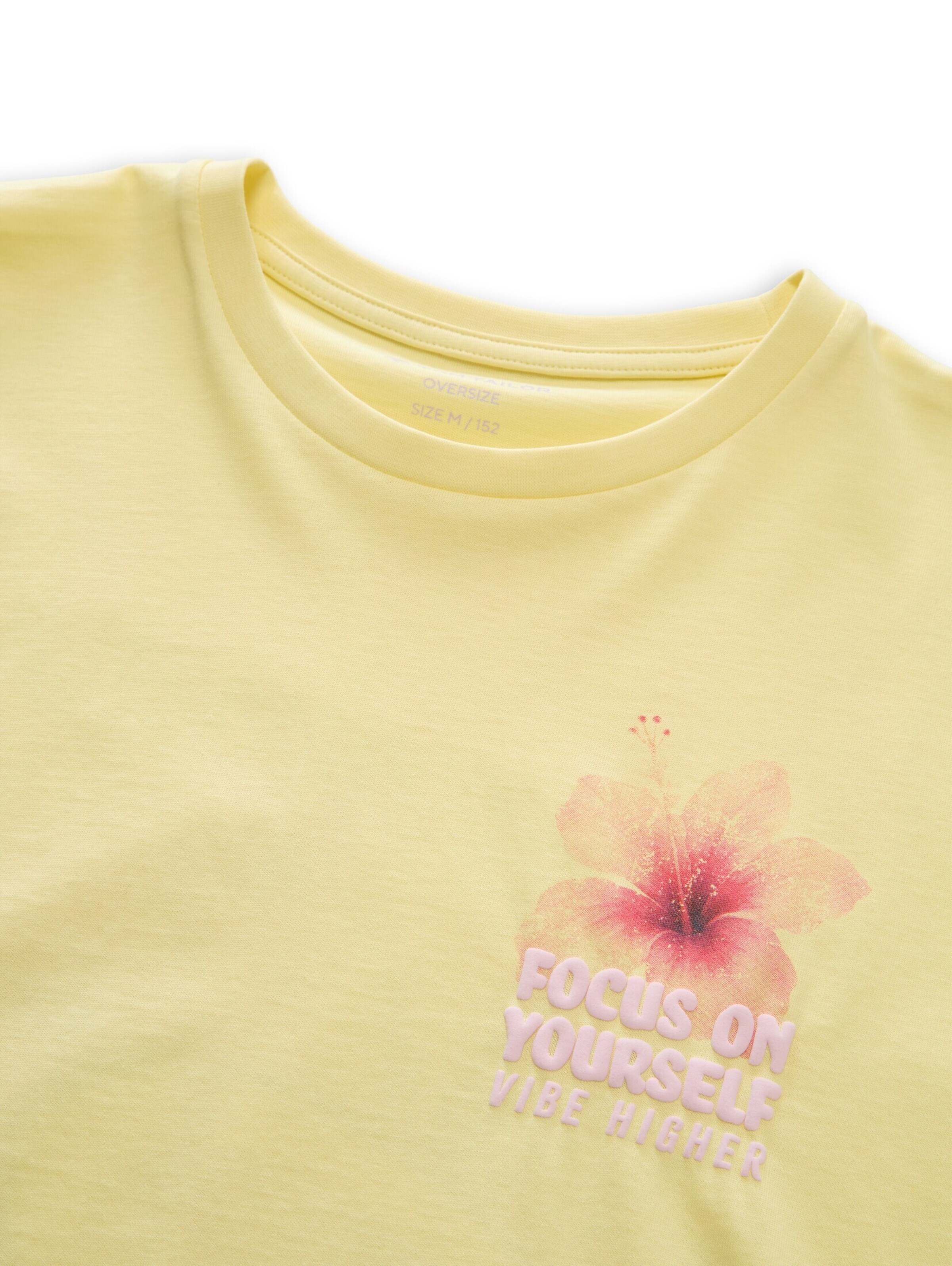 TOM TAILOR T-Shirt in Gelb