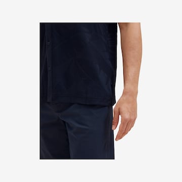 Coupe regular Chemise TOM TAILOR en bleu