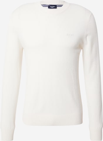 JOOP! Jeans Sweater 'Laurel' in White: front