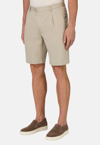 Boggi Milano Loosefit Pantalon in Bruin: voorkant