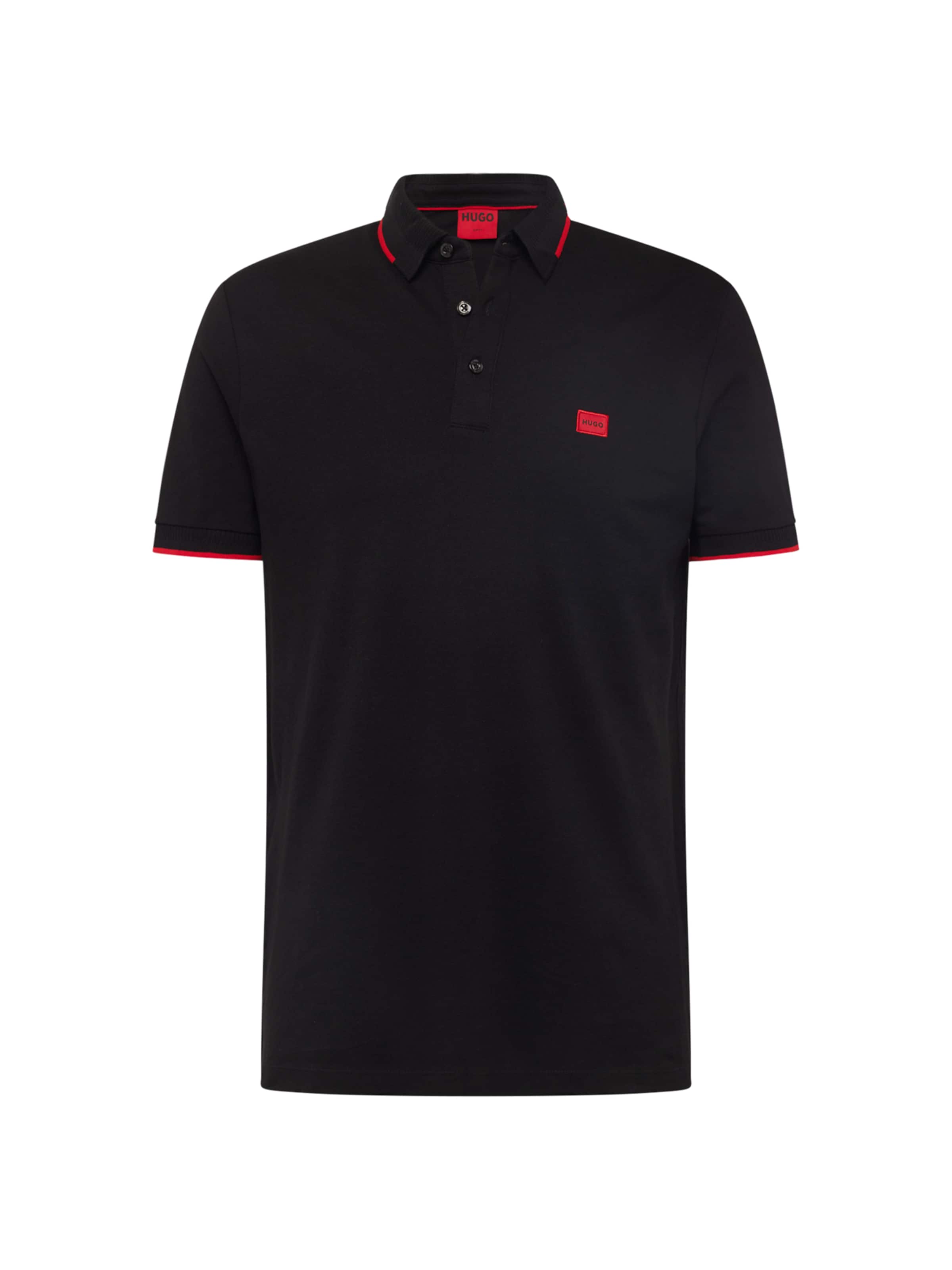 HUGO Tričko 'Deresino' – černá: přední strana