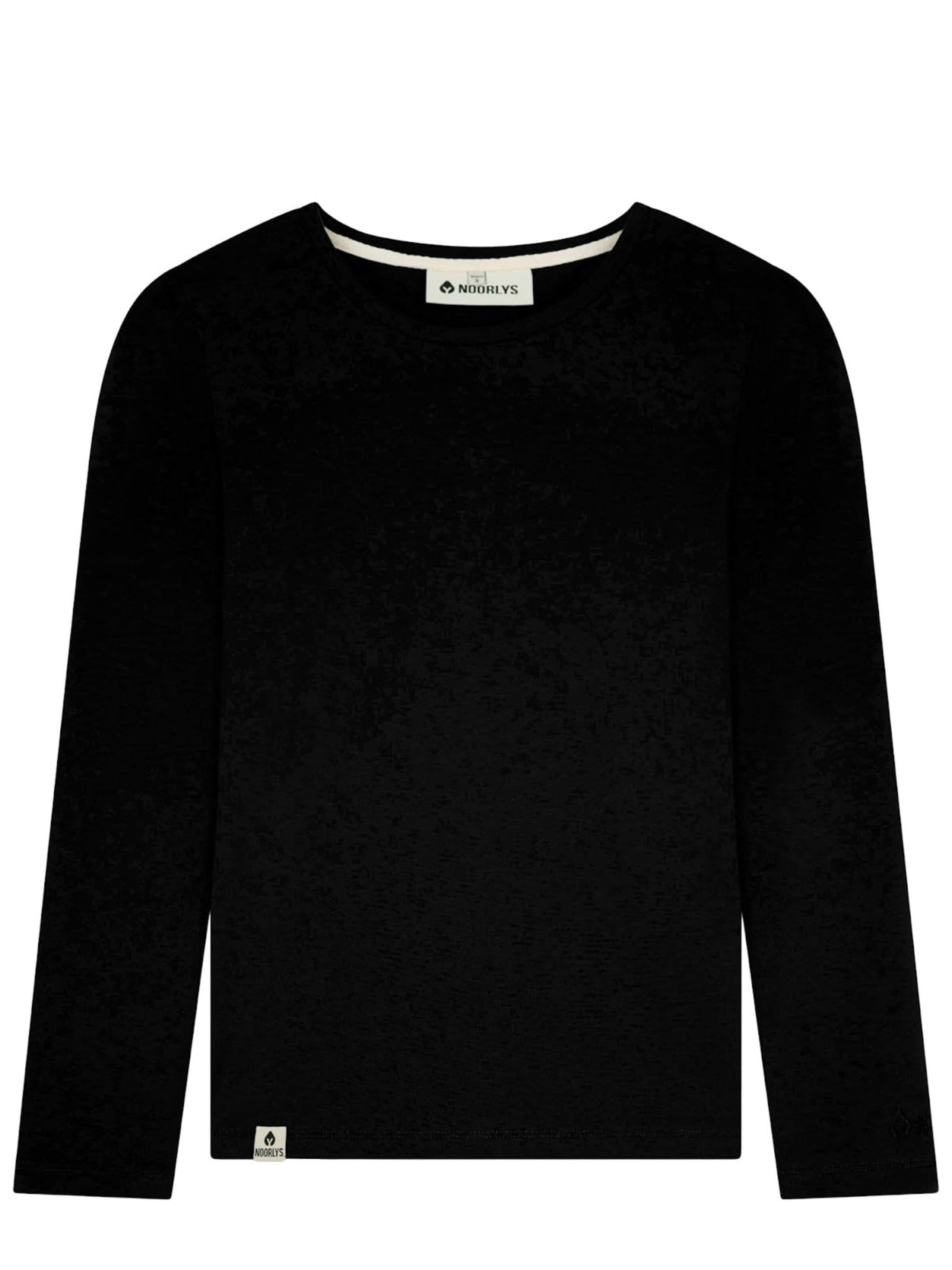 NOORLYS Shirt 'LINDA'‌‌ in Schwarz: Vorderseite