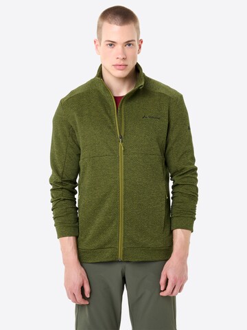 VAUDE Athletic fleece jacket 'Neyland' in Green