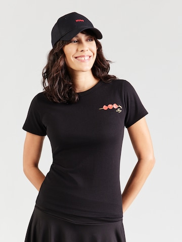 HUGO - Camisa 'Deloris_6' em preto: frente