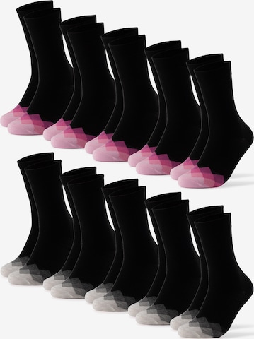 Occulto Socks 'Evelin' in Black: front