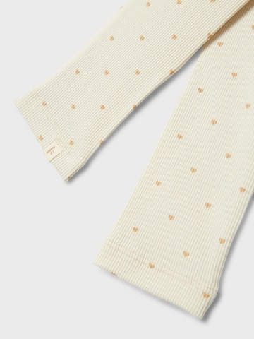 Skinny Leggings 'NMFGago Lil' Lil'Atelier en blanc