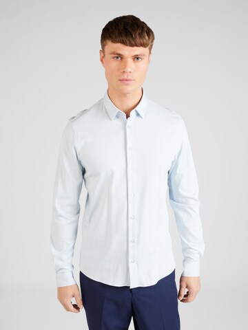 Casual Friday Regular fit Button Up Shirt 'Arthur' in Blue: front