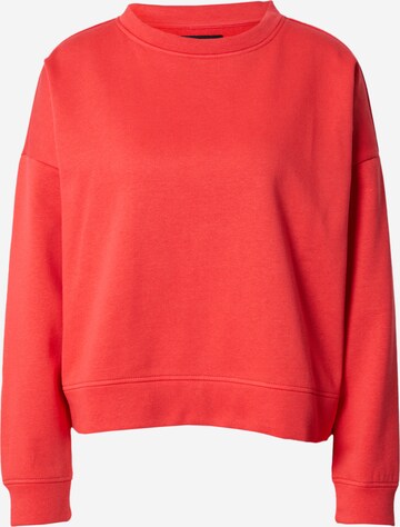 PIECES Sweatshirt 'CHILLI' i rød: forside