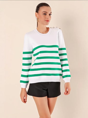 Bigdart Trui in Groen: voorkant