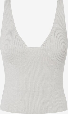 Pepe Jeans Knitted Top 'Falon' in Grey: front