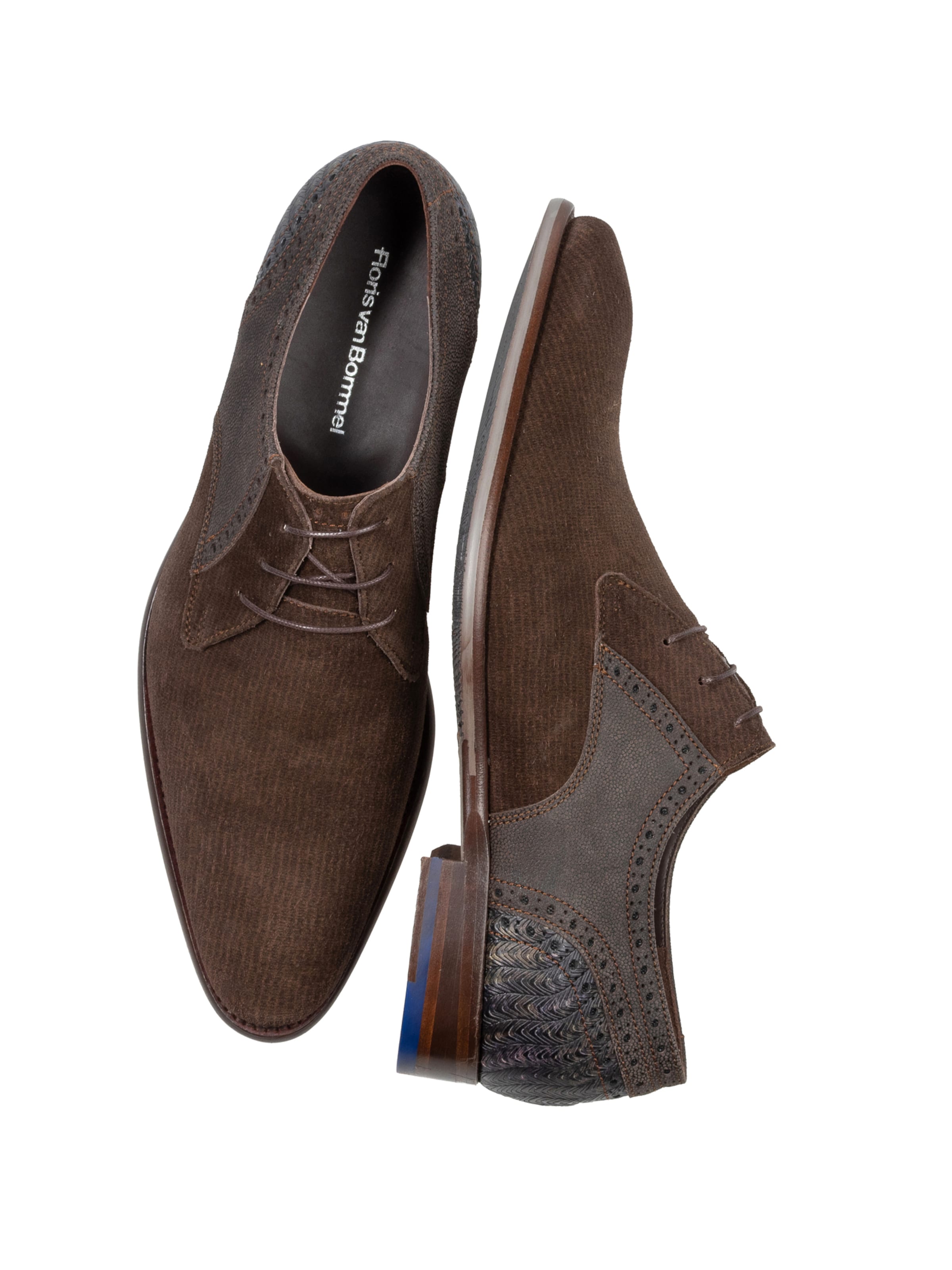 Scarpa stringata 'De Stapper 39' di Floris van Bommel in marrone